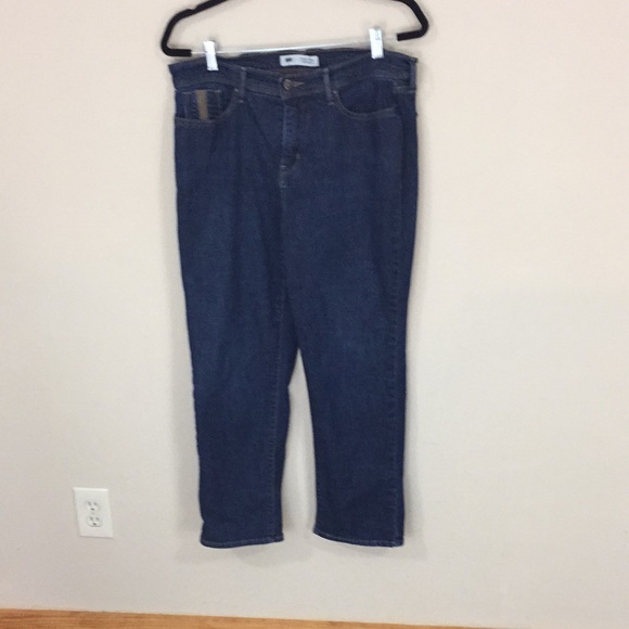 Levi’s Perfectly Slimming 512 Straight Leg Jeans Size 14PS 32x27 - Picture 1 of 16